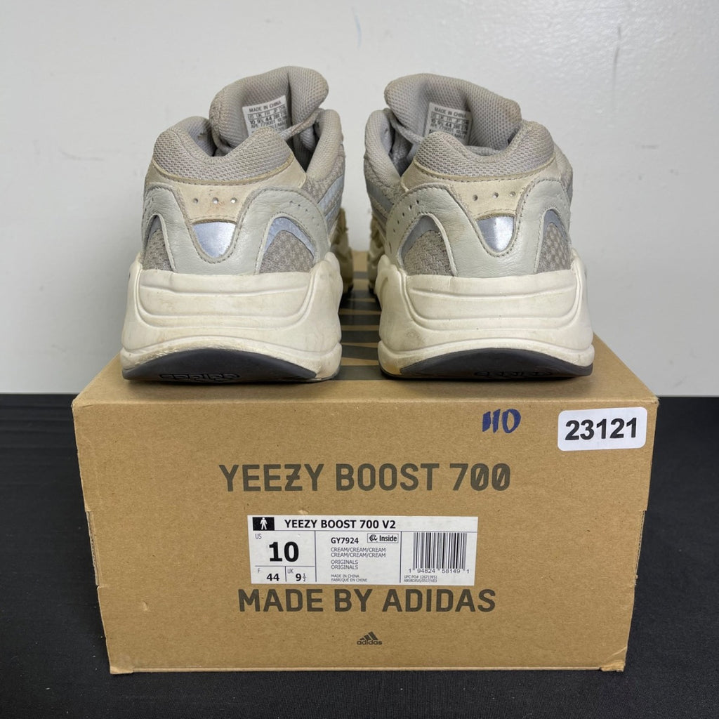 adidas Yeezy Boost 700 V2 Cream 10 (Moderately Worn Pre-Owned)adidasCream/Cream/Cream - Image 4
