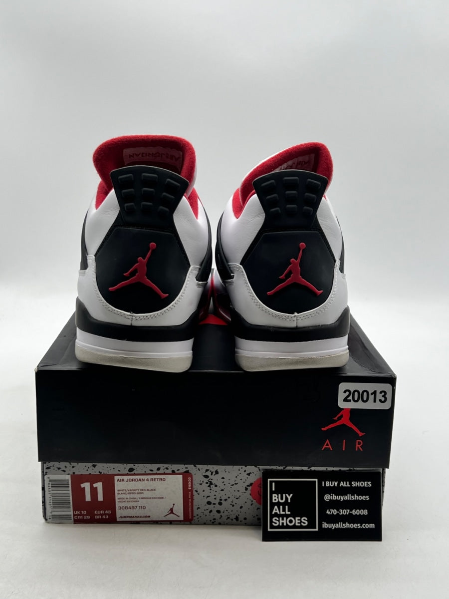 Jordan 4 Retro Fire Red (2012) 11 (Moderately Worn Pre-Owned) - Image 5