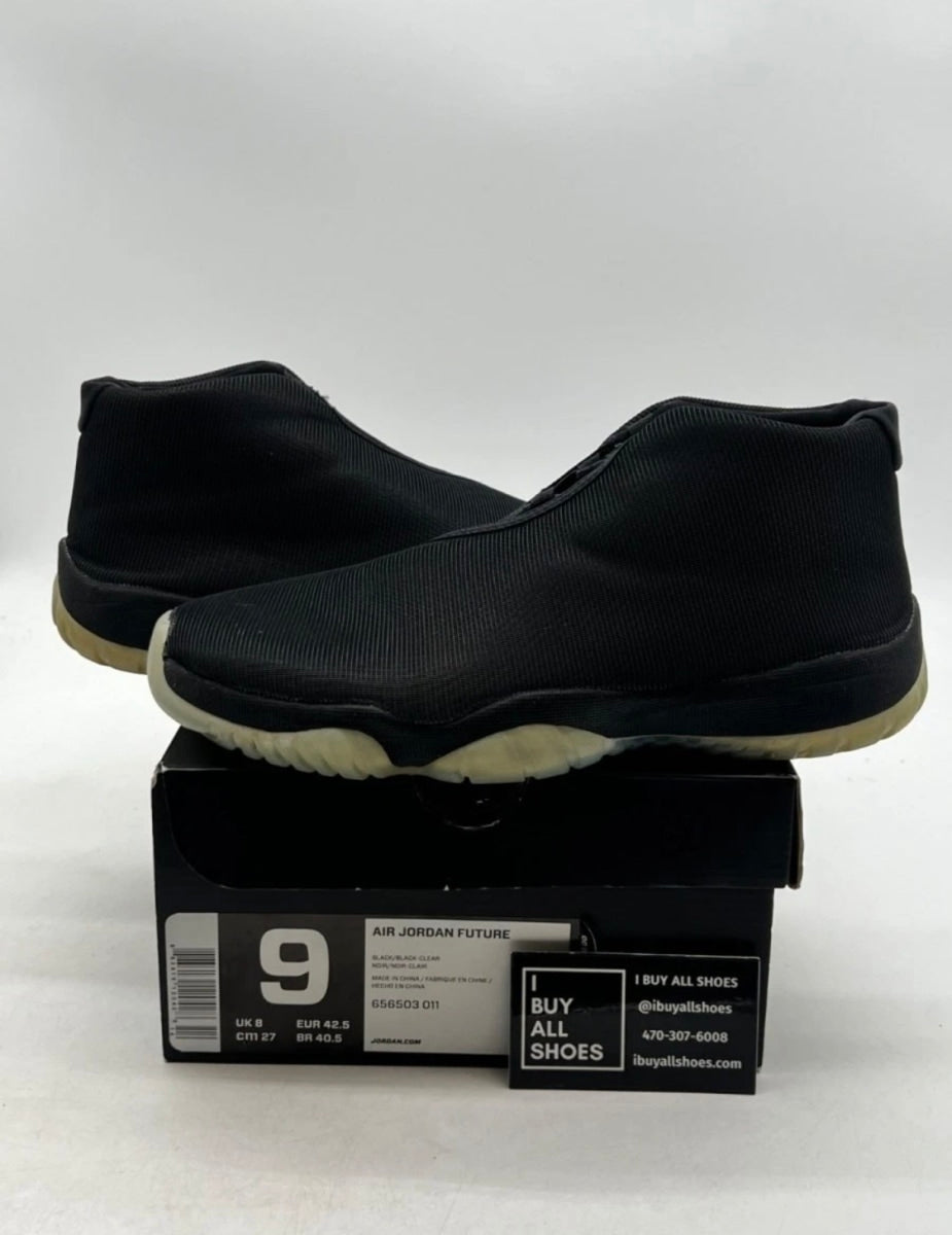 Jordan Future Black Ice 9 (Lightly Worn Pre-Owned)JordanBlack/Black-Clear - Image 1