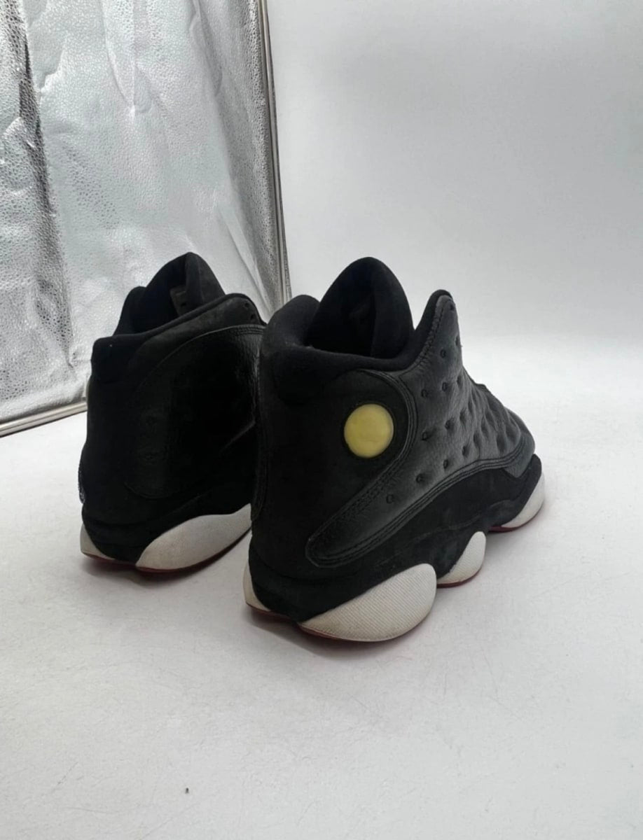 Jordan 13 Retro Playoffs (2011) 9 (Heavily Worn Pre-Owned)JordanBlack/Varsity Red-White-Vibrant Yellow - Image 5