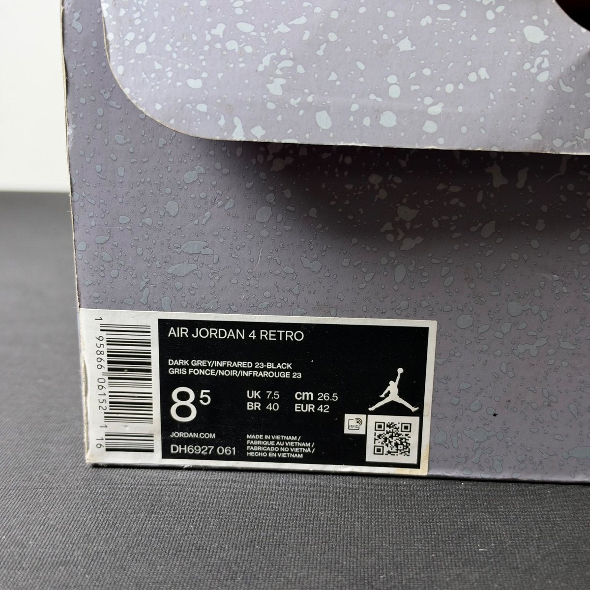 Jordan 4 Retro Infrared (Size 8.5) - Image 4