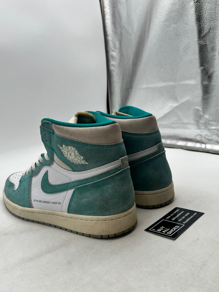 Jordan 1 Retro High Turbo Green 13 (Lightly Worn Pre-Owned) - Image 4