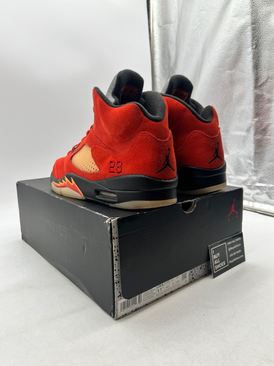 Jordan 5 Retro Dunk on Mars (Women's) 11.5W (Lightly Worn Pre-Owned) - Image 4
