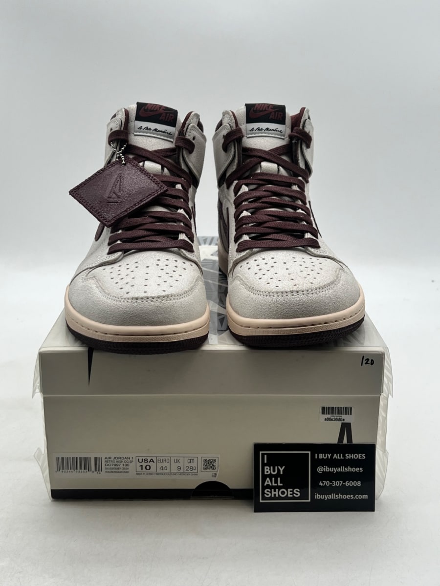 Jordan 1 Retro High OG A Ma Maniére 10 (Lightly Worn Pre-Owned) - Image 2