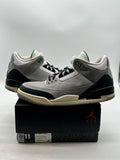 Jordan 3 Retro Chlorophyll 11 (Heavily Worn Pre-Owned)JordanLight Smoke Grey/Chlorophyll-Black-White - Image 1