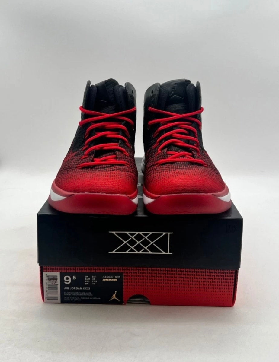 Jordan XXX1 Banned 9.5 (Lightly Worn Pre-Owned)JordanBlack/White/University Red - Image 2