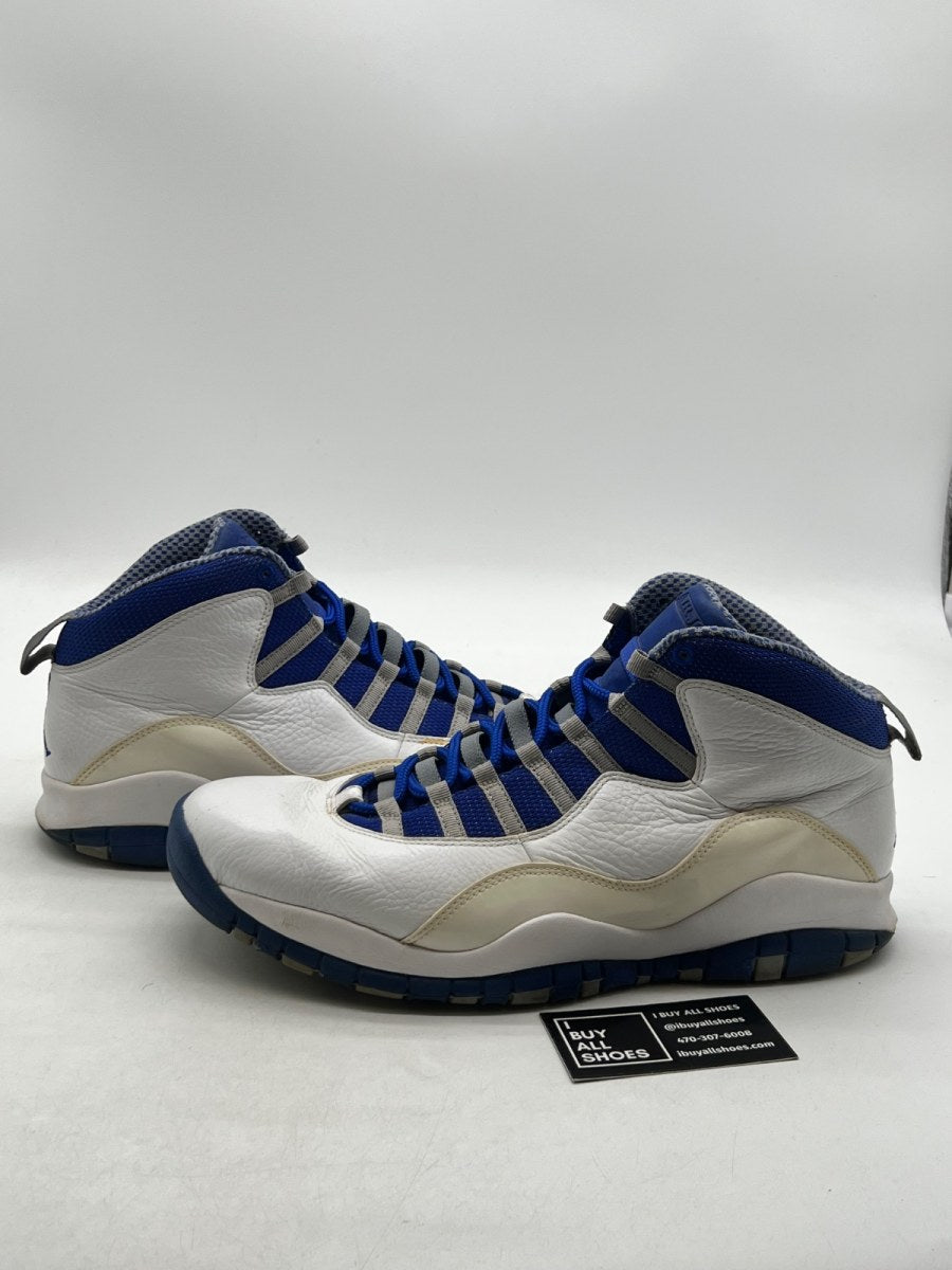 Jordan 10 Retro Old Royal 13 (Heavily Worn Pre-Owned) - Image 1