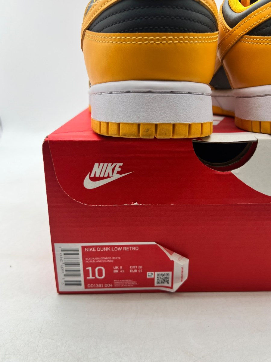 Nike Dunk Low Championship Goldenrod (2021) 10 (Moderately Worn Pre-Owned)NikeBlack/Goldenrod/White - Image 4