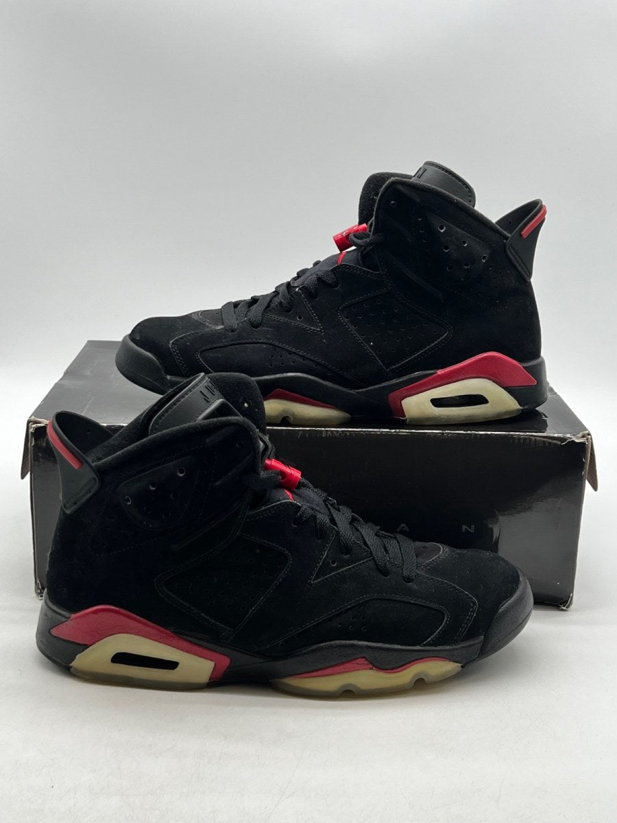 Jordan 6 Retro Black Varsity Red (2010) 9.5 (Moderately Worn Pre-Owned)JordanBlack/Varsity Red - Image 1