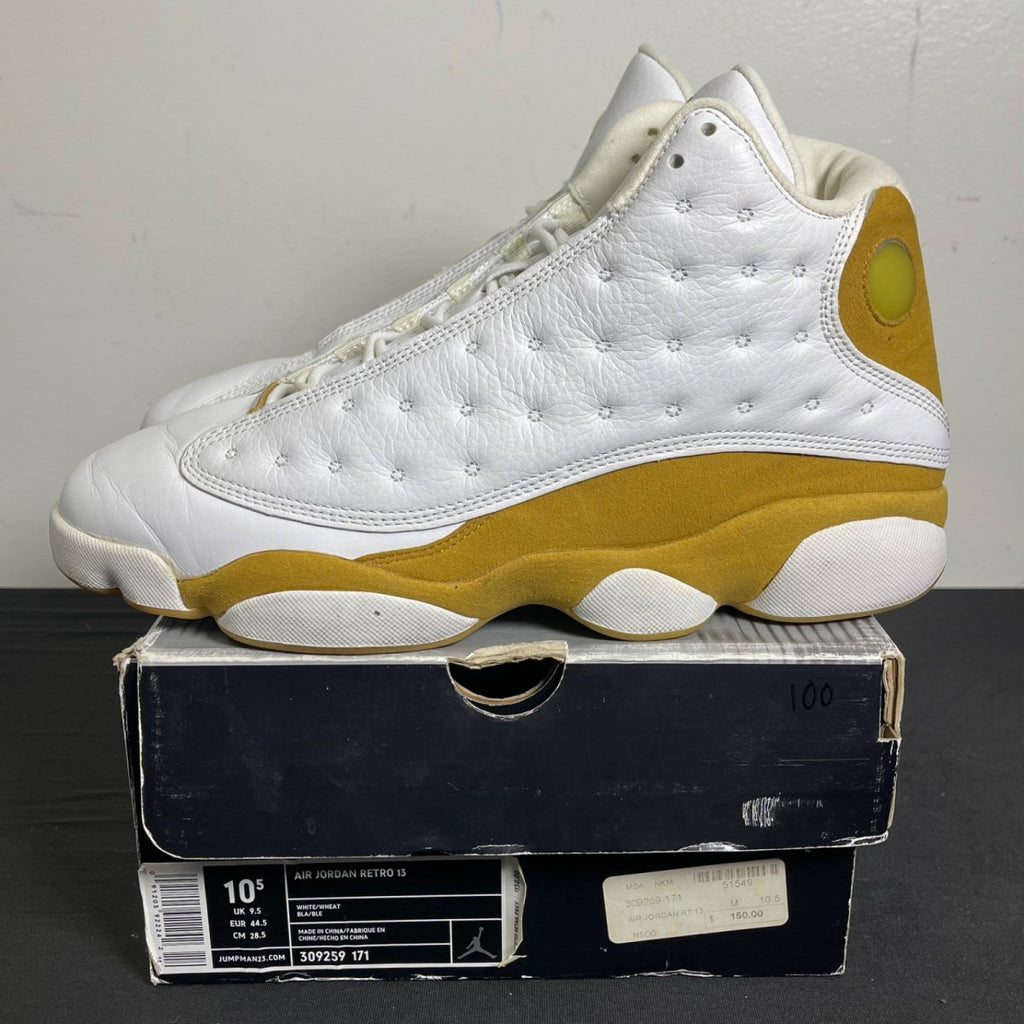 Jordan 13 Retro Wheat (2004) 10.5 (Moderately Worn Pre-Owned)JordanWhite/Wheat - Image 3