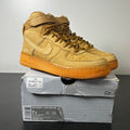 Nike Air Force 1 High Flax (2017) (GS) 7Y (Moderately Worn Pre-Owned)NikeFlax/Flax/Outdoor Green - Image 1