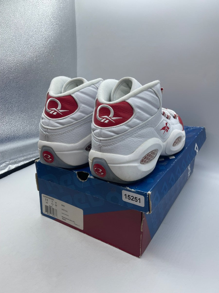 Reebok Question Mid Pearlized Red (2012) (Size 11) - Image 5