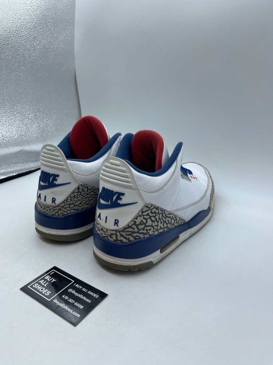 Jordan 3 Retro True Blue (2016) 12 (Heavily Worn Pre-Owned) - Image 5