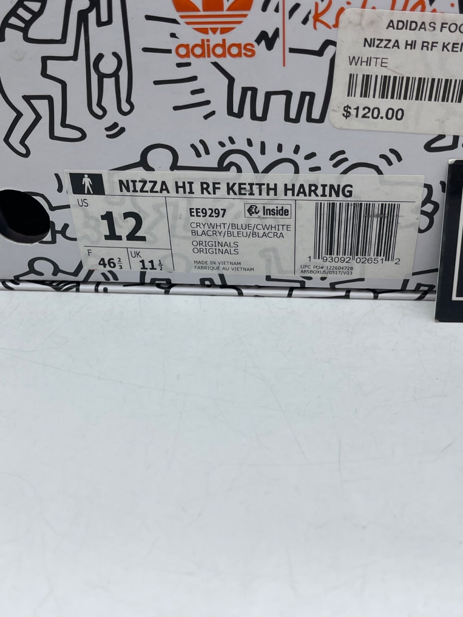 Keith Haring x adidas Nizza High RF 'Pop Art' 12 (Moderately Worn Pre-Owned) - Image 9