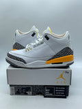 Jordan 3 Retro Laser Orange (Women's) 9.5W (Moderately Worn Pre-Owned) - Image 1