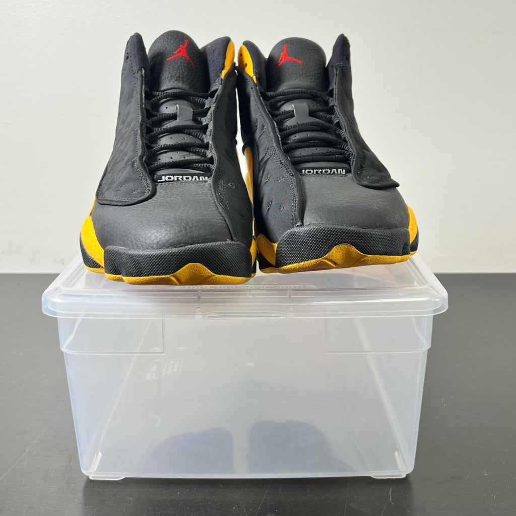 Jordan 13 Retro Carmelo Anthony Class Of 2002 (B-Grade) 11 (Lightly Worn Pre-Owned)JordanBlack/University Red-University Gold - Image 2
