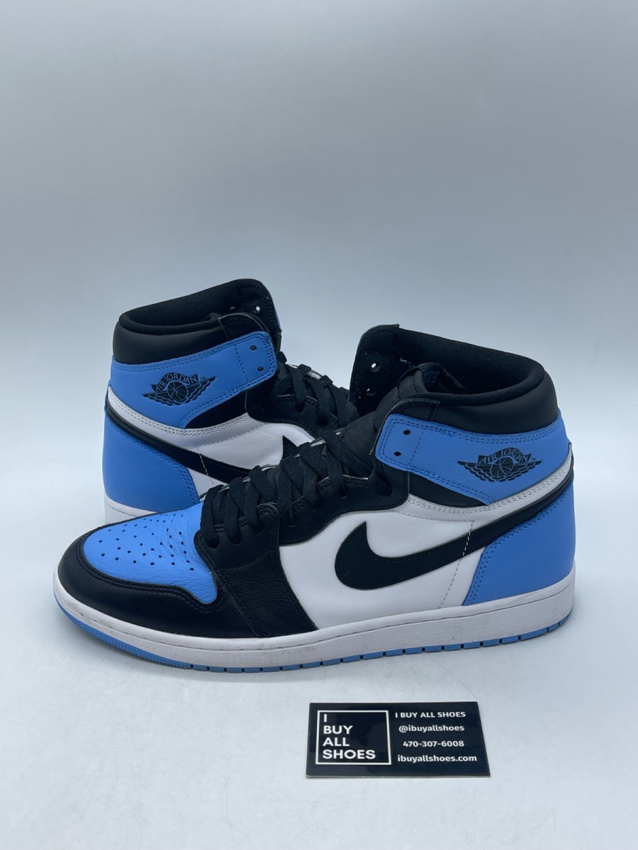 Jordan 1 Retro High OG UNC Toe 12 (Moderately Worn Pre-Owned) - Image 1