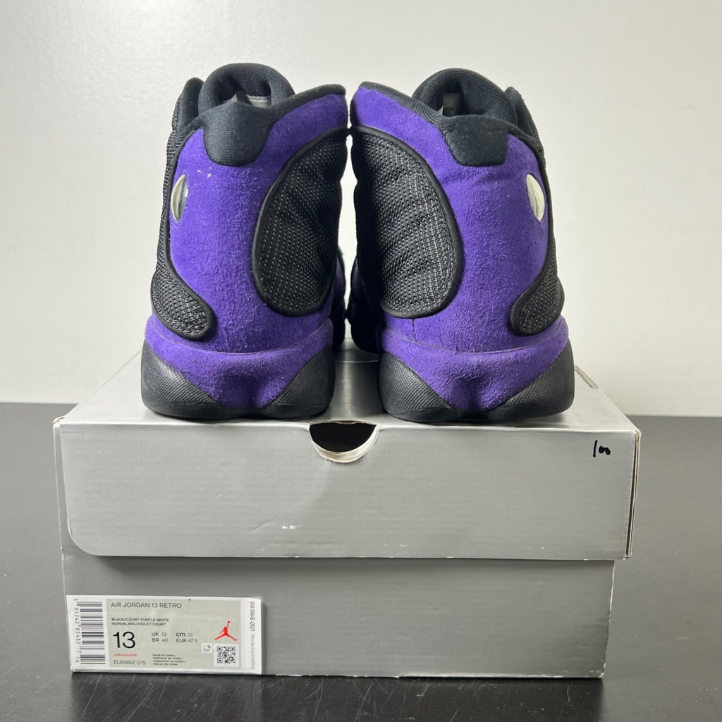 Jordan 13 Retro Court Purple 13 (Moderately Worn Pre-Owned)JordanBlack/Court Purple-White - Image 5