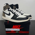Jordan 1 Retro High Dark Mocha 7.5 (Moderately Worn Pre-Owned)JordanSail/Dark Mocha-Black-Black - Image 1