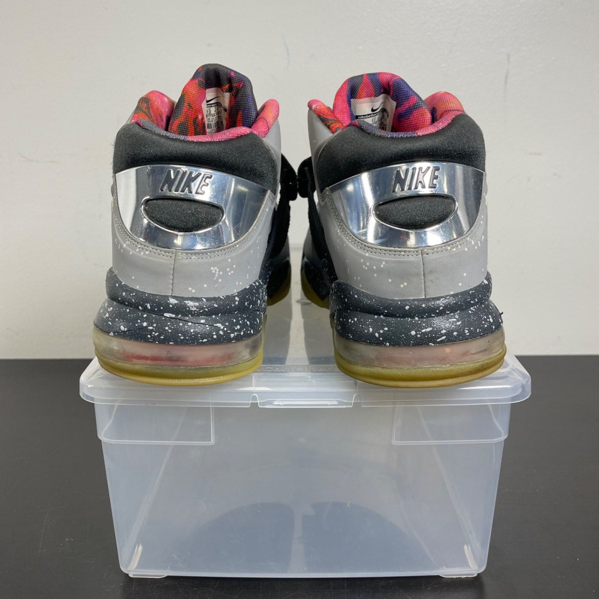 Nike Air Force Max 2013 PRM QS 'Area 72' 13 (Moderately Worn Pre-Owned)NikeWolf Grey/White-Anthracite-Total Crimson - Image 4