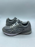 New Balance 990v4 MiUSA Grey Silver 10 (Moderately Worn Pre-Owned) - Image 1