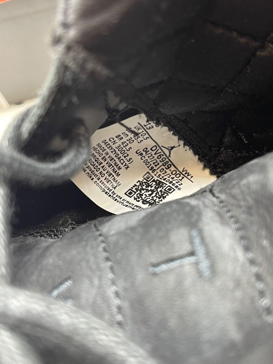 Jordan 12 Retro SP A Ma Maniére Black (Women's) 13W (Moderately Worn Pre-Owned)JordanBlack/Black-Burgundy Crush - Image 8