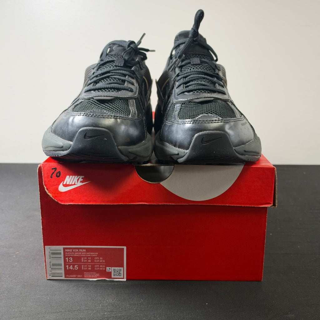 Nike V2K Run Black Dark Smoke Grey (Size 13) - Image 2