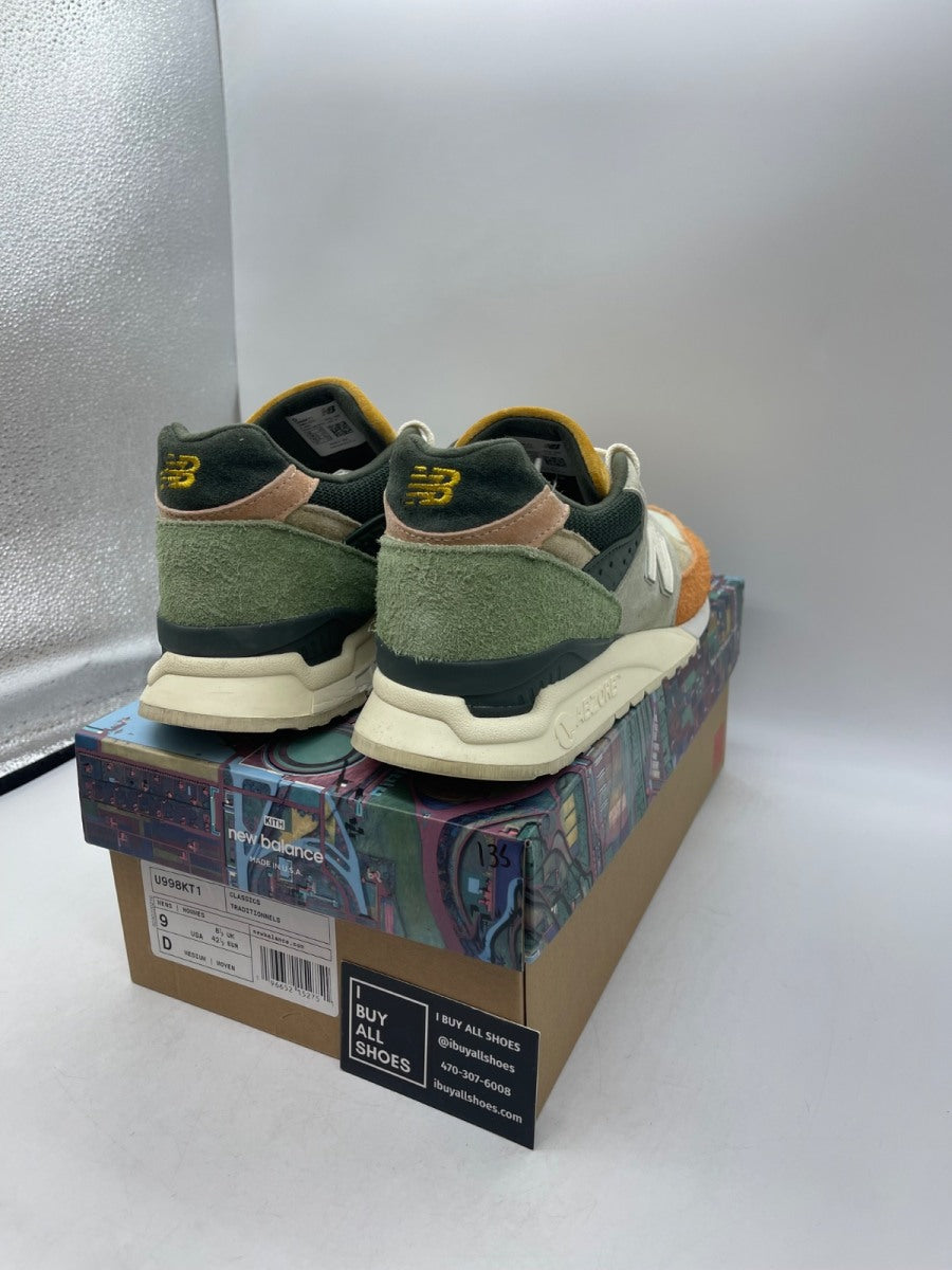 New Balance 998 Ronnie Fieg & Frank Lloyd Wright Foundation Broadacre City Aloe Wash 9 (Moderately Worn Pre-Owned) - Image 5