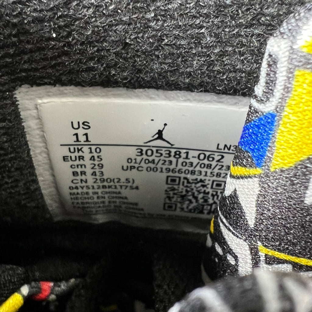 Jordan 8 Retro Playoffs (2023) 11 (Lightly Worn Pre-Owned)JordanBlack/True Red-White - Image 7