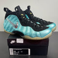 Air Nike Foamposite Pro Island Green 12 (Moderately Worn Pre-Owned)NikeIsland Green/Metallic Platinum-Island Green - Image 1