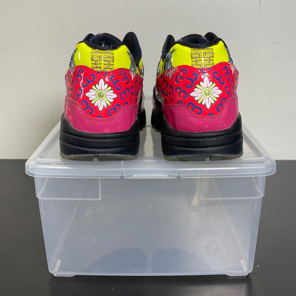 Nike Air Max 1 Chinese New Year Longevity (2020) 9 (Moderately Worn Pre-Owned)NikeBlue/Pink - Image 4