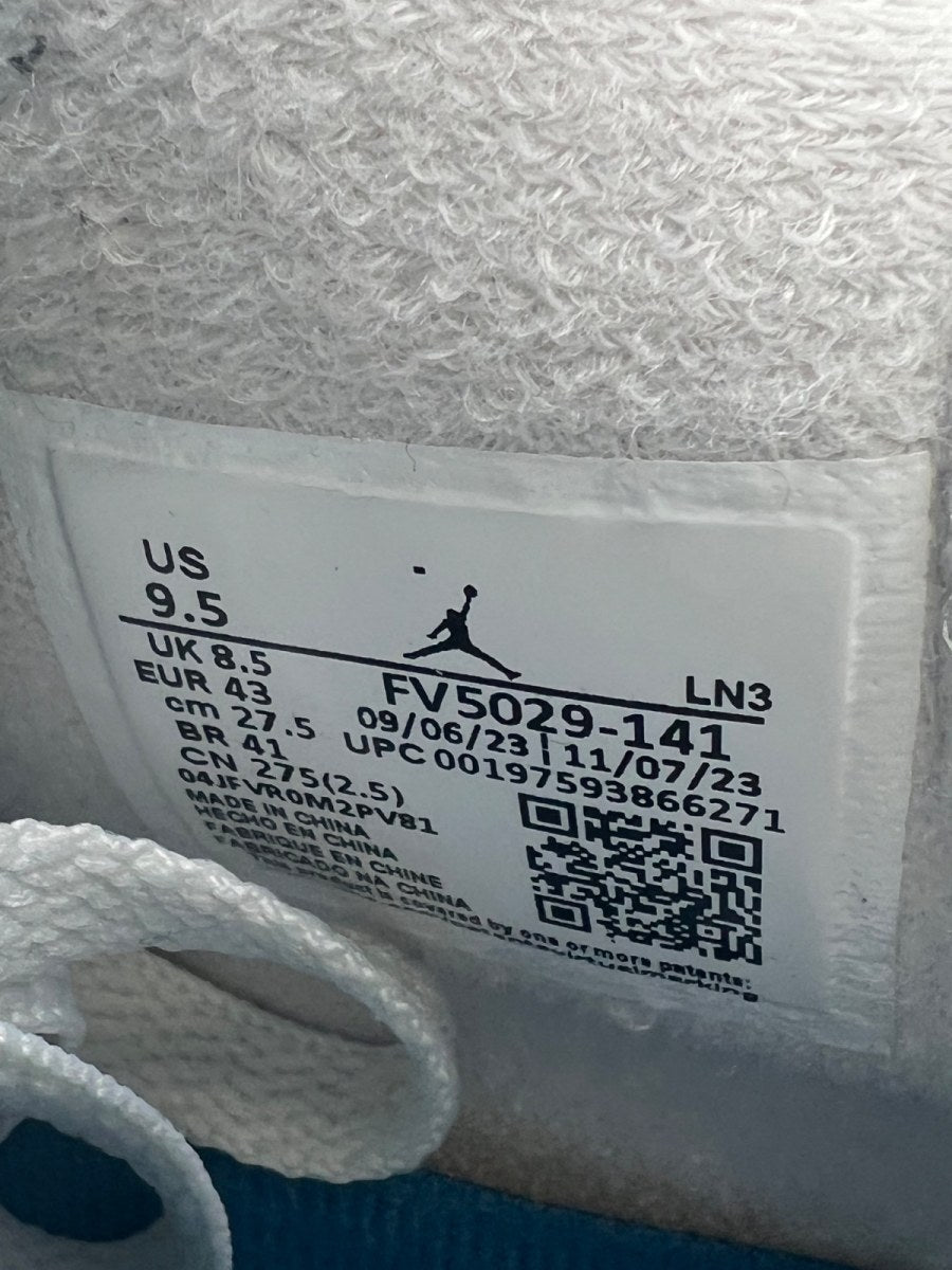 Jordan 4 Retro Military Blue (2024) 9.5 (Lightly Worn Pre-Owned) - Image 9