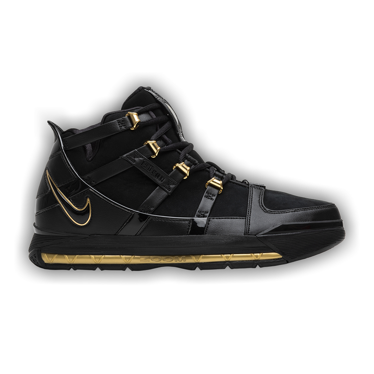 Nike Zoom LeBron 3 Retro 'Metallic Gold' 2018 10.5 (Moderately Worn Pre-Owned)Nike