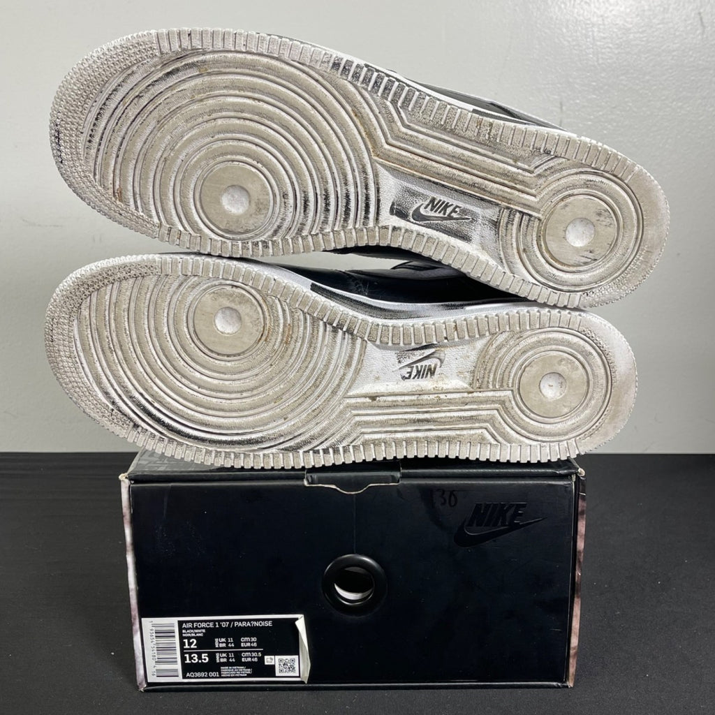 Nike Air Force 1 Low G-Dragon Peaceminusone Para-Noise 12 (Moderately Worn Pre-Owned)NikeBlack/White - Image 5