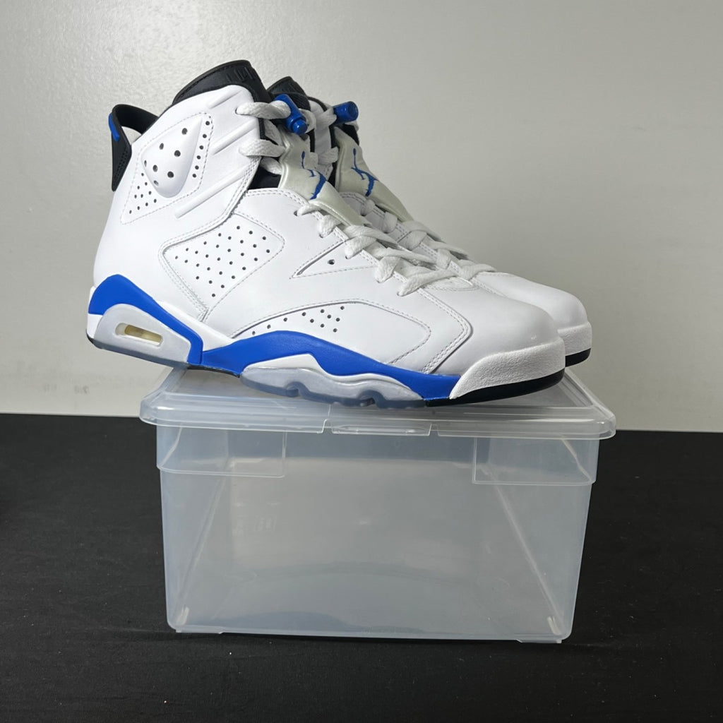 Jordan 6 Retro Sport Blue (2014) (Size 10) - aux