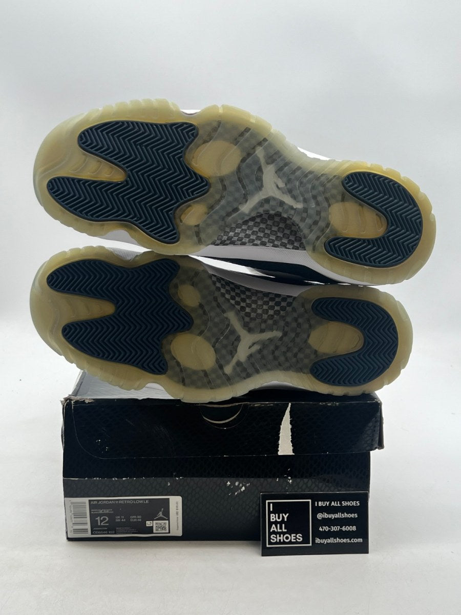 Jordan 11 Retro Low Snake Navy (2019) 12 (Lightly Worn Pre-Owned) - Image 8