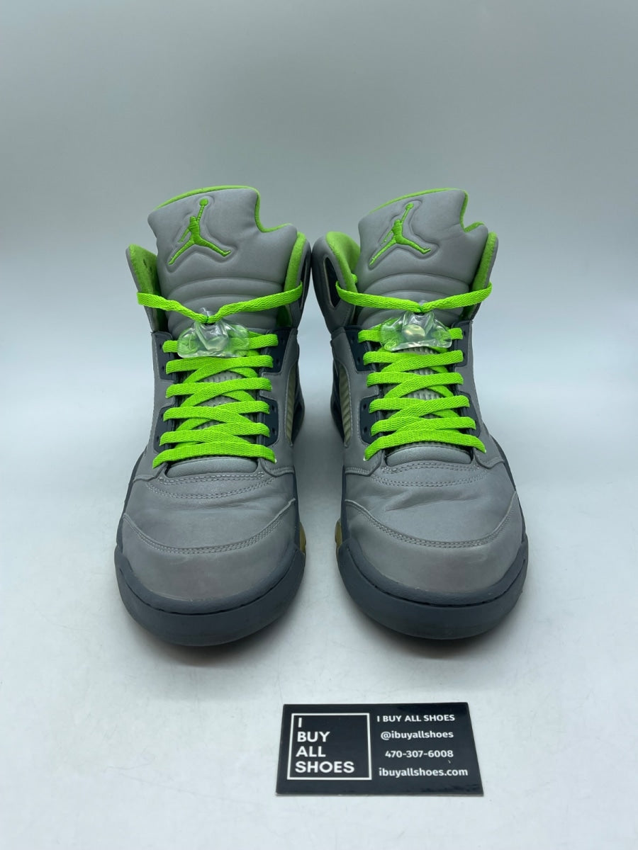 Jordan 5 Retro Green Bean 12 (Heavily Worn Pre-Owned) - Image 2