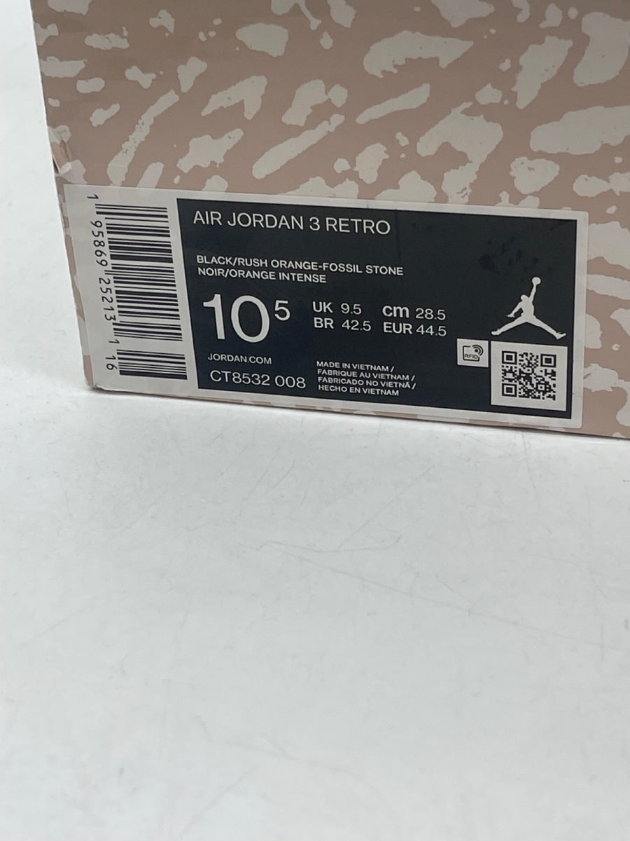 Jordan 3 Retro Desert Elephant 10.5 (Moderately Worn Pre-Owned) - Image 9