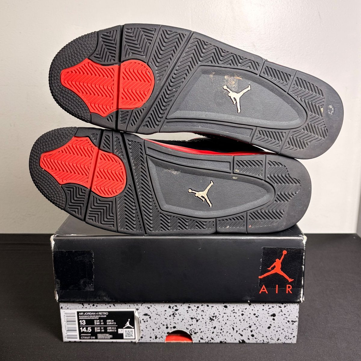 Jordan 4 Retro Red Thunder (Size 13) - aux