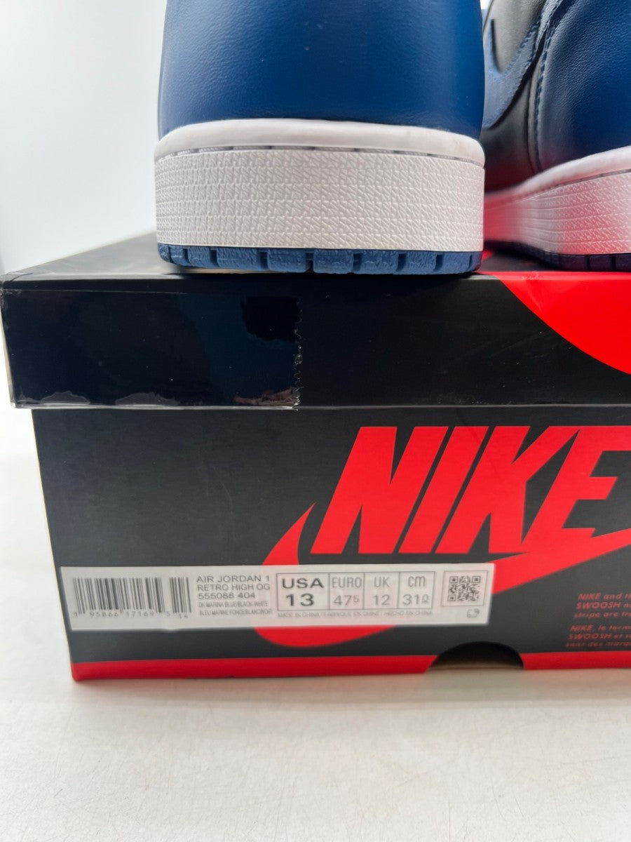 Jordan 1 Retro High OG Dark Marina Blue 13 (Lightly Worn Pre-Owned) - Image 6