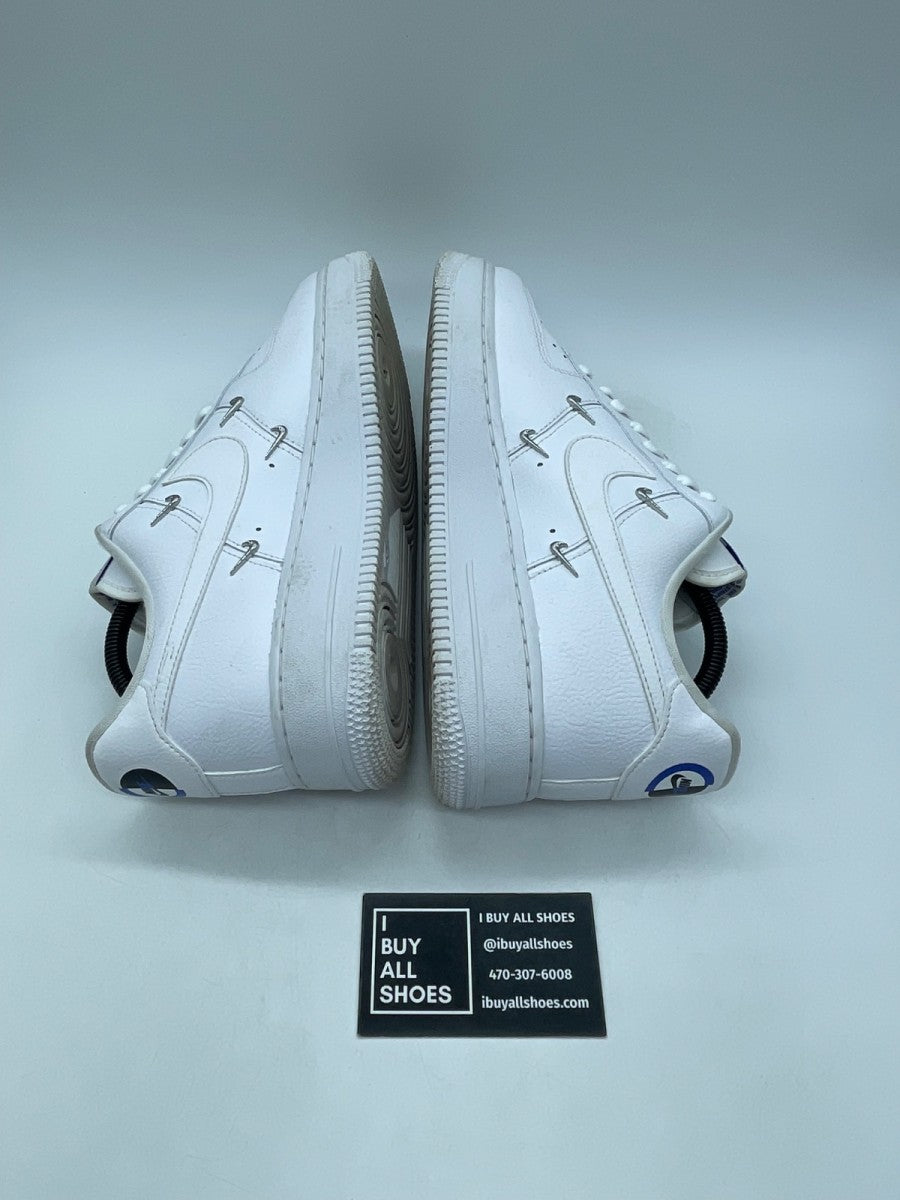 Nike Wmns Air Force 1 '07 LX 'Sisterhood - White Metallic Silver' 10 (Moderately Worn Pre-Owned) - Image 6