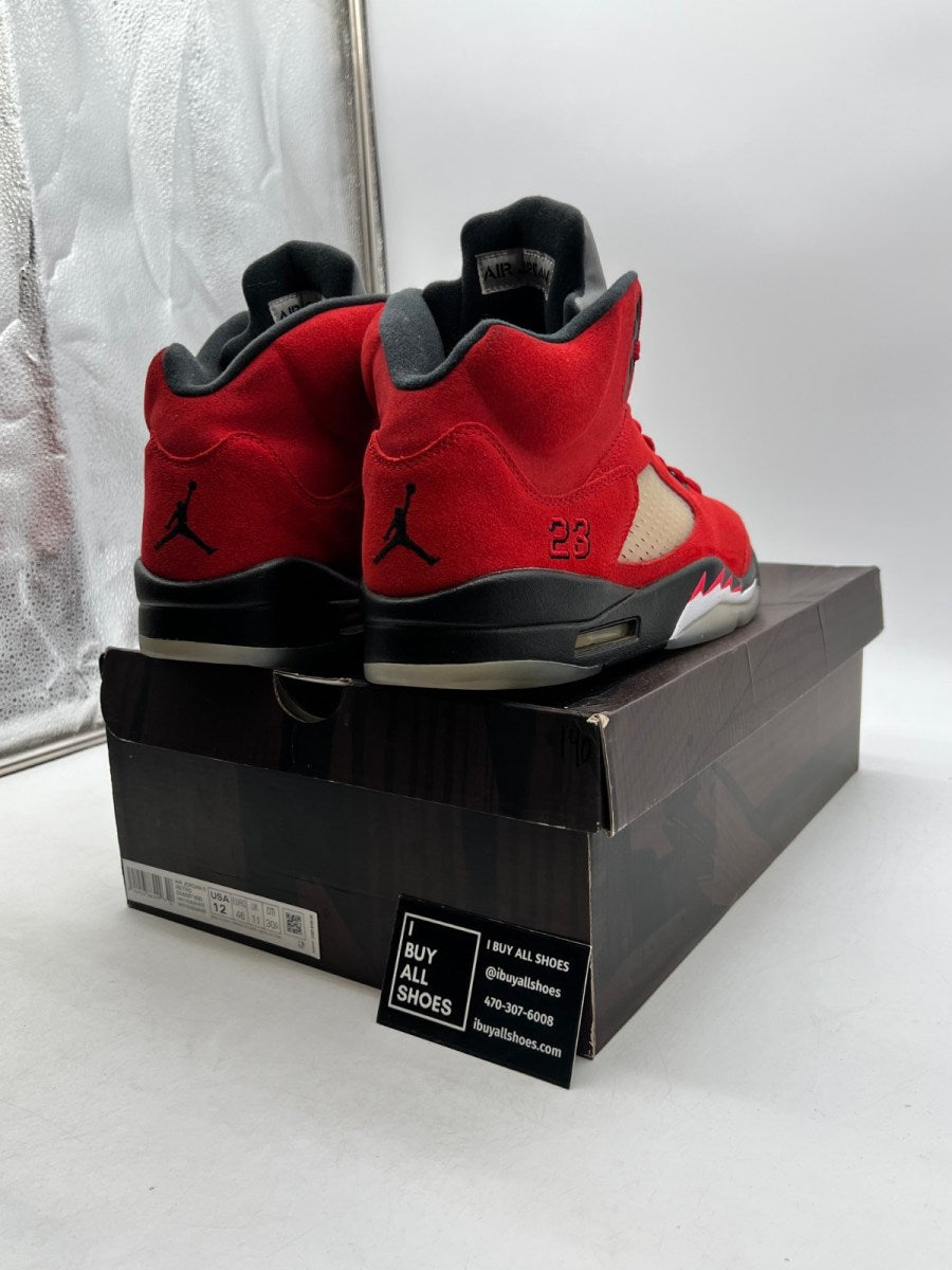 Jordan 5 Retro Raging Bull Red (2021) 12 (Lightly Worn Pre-Owned) - Image 5