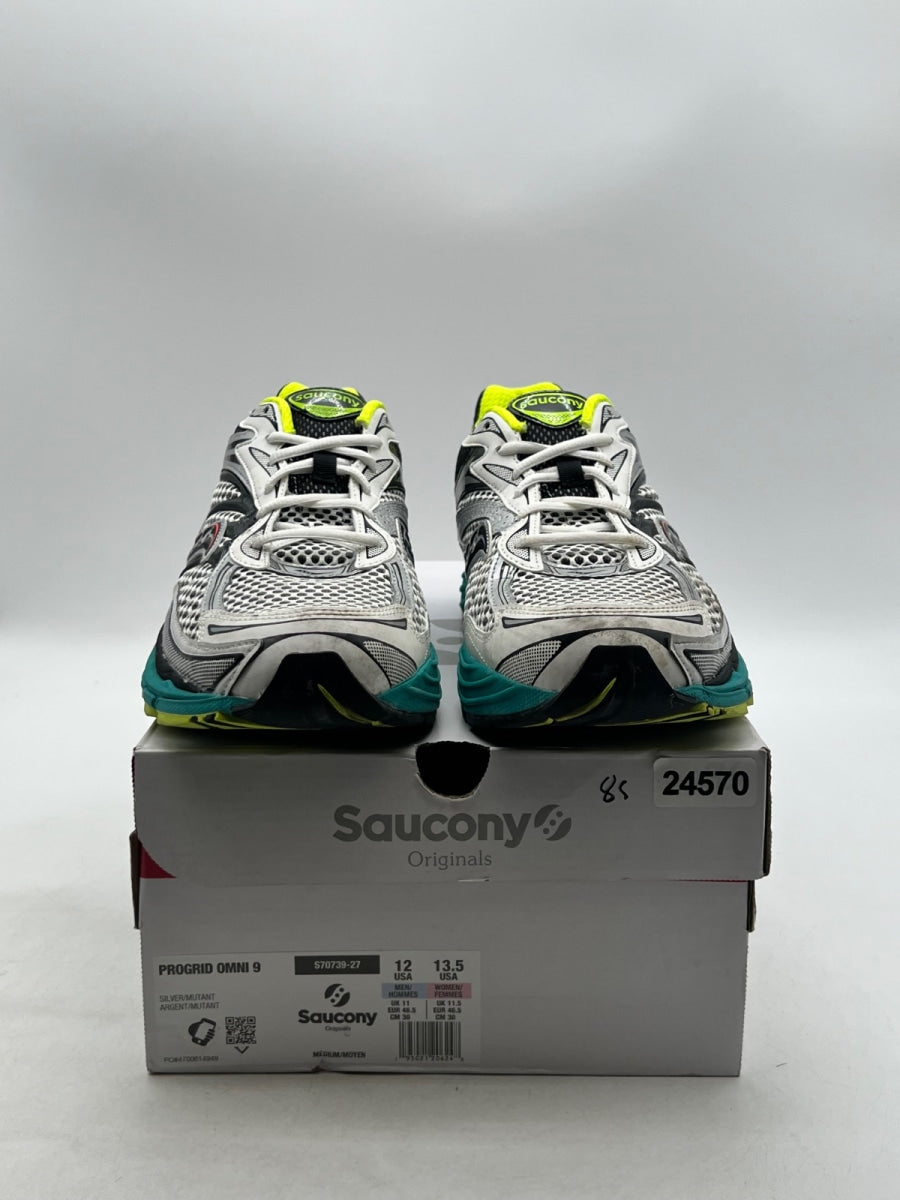 Saucony ProGrid Omni 9 Silver Mutant 12 (Lightly Worn Pre-Owned)SauconySilver/Mutant - Image 2