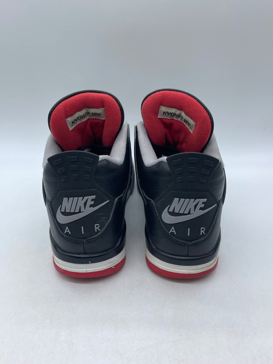 Jordan 4 Retro Bred Reimagined 10.5 (Moderately Worn Pre-Owned)JordanBlack/Cement Grey/Varsity Red/Summit White - Image 3