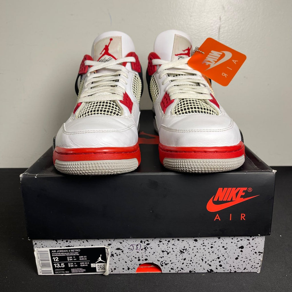 Jordan 4 Retro Fire Red (2020) (Size 12) - aux