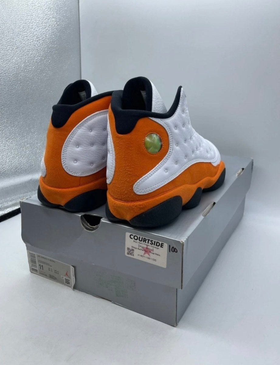 Jordan 13 Retro Starfish 11 (Lightly Worn Pre-Owned)JordanWhite/White-Starfish-Black - Image 5