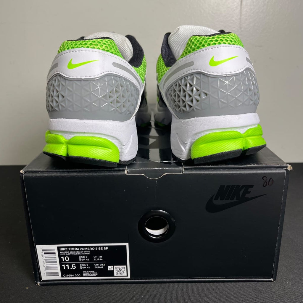 Nike Zoom Vomero 5 Electric Green Black (Size 10) - aux