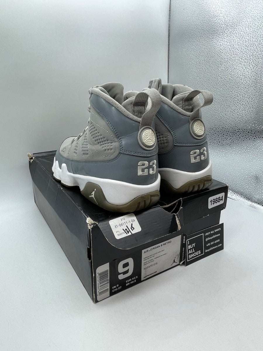 Jordan 9 Retro Cool Grey (2012) 9 (Moderately Worn Pre-Owned) - Image 4
