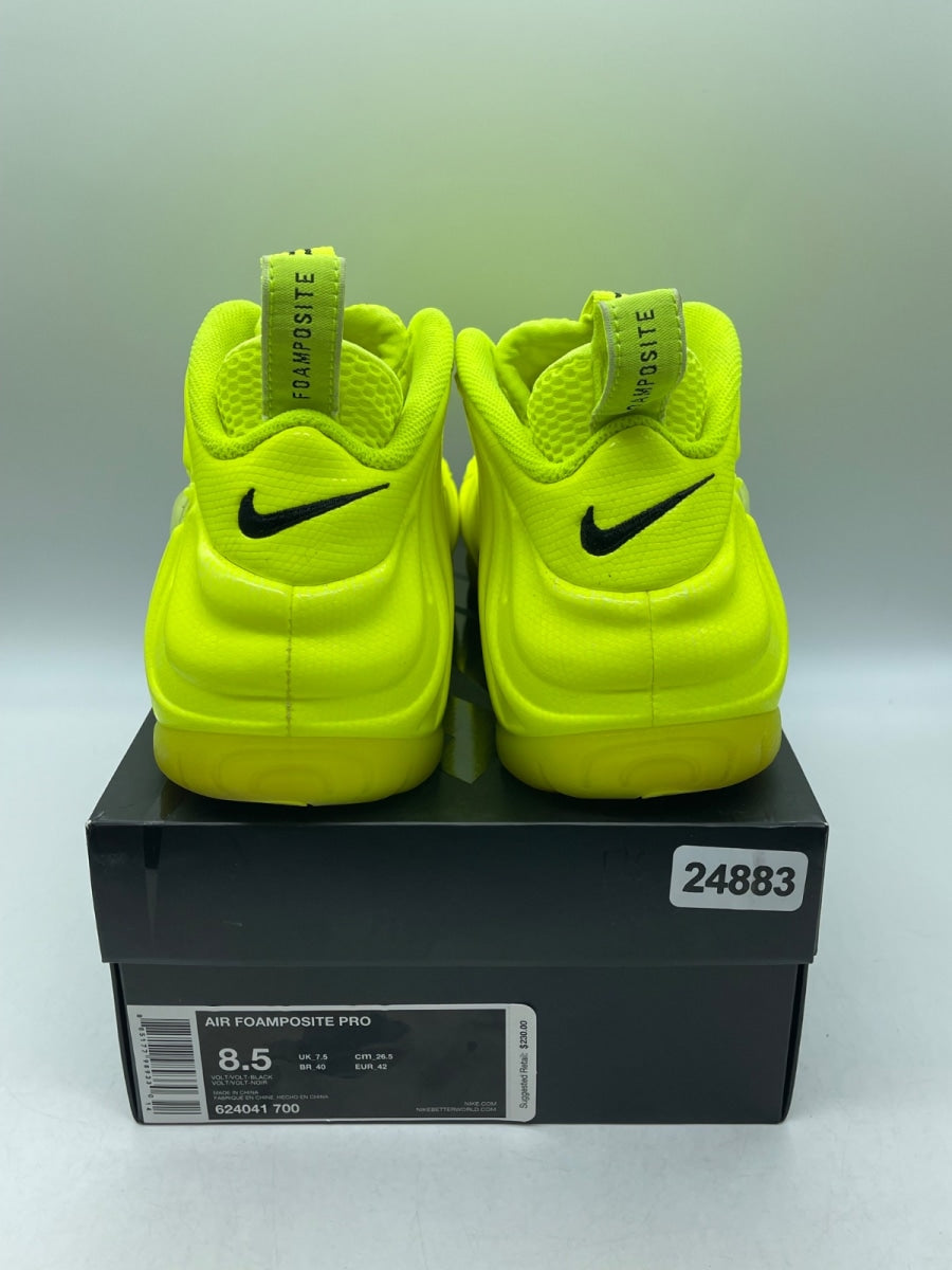 Nike Air Foamposite Pro Volt 8.5 (Moderately Worn Pre-Owned)NikeVolt/Volt-Black - Image 3