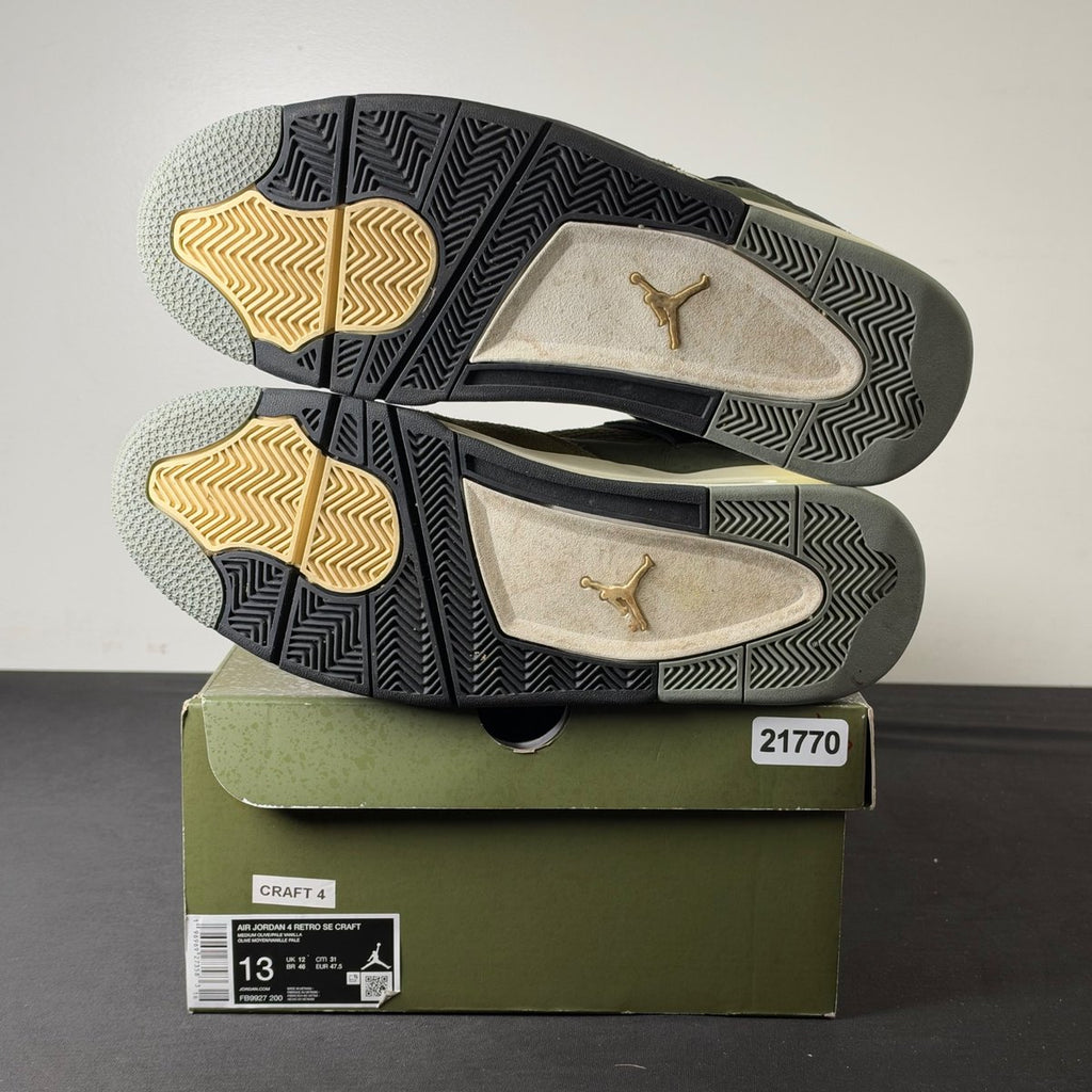 Jordan 4 Retro SE Craft Medium Olive (Size 13) - aux